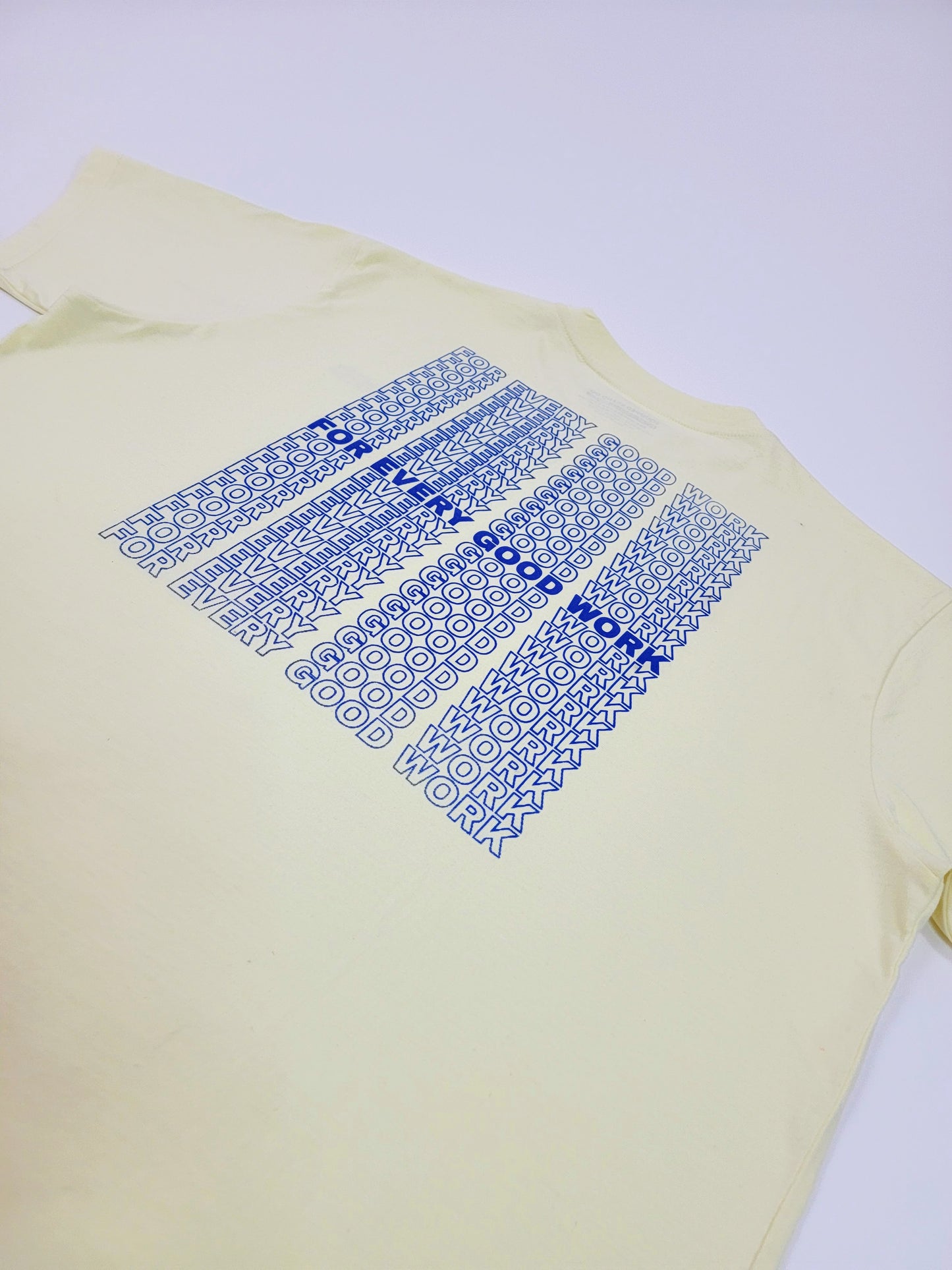 Equipped "For Every Good Work" Premium Tee || Citron + Indigo (Luxe)