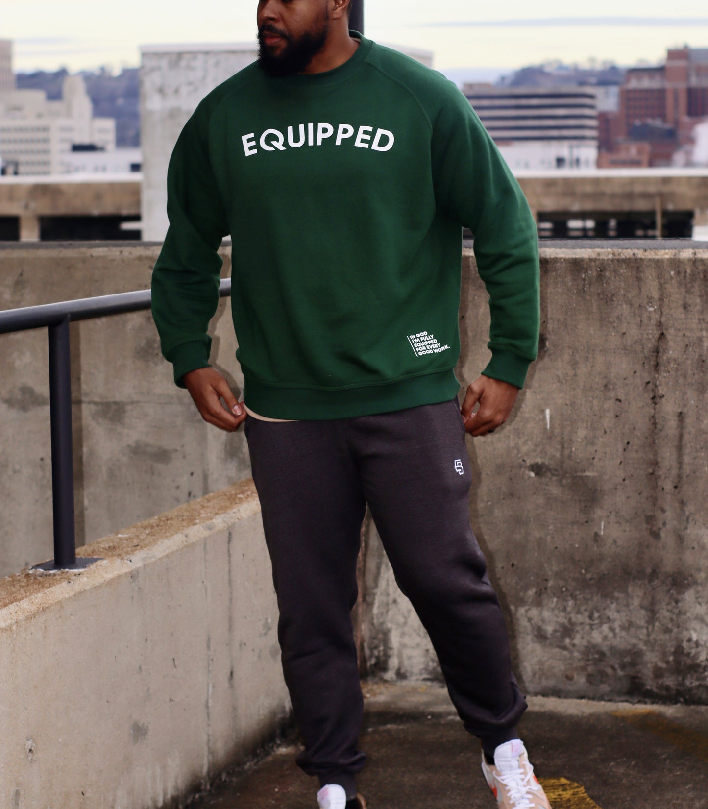 Equipped Sweatshirt | Amazon Green