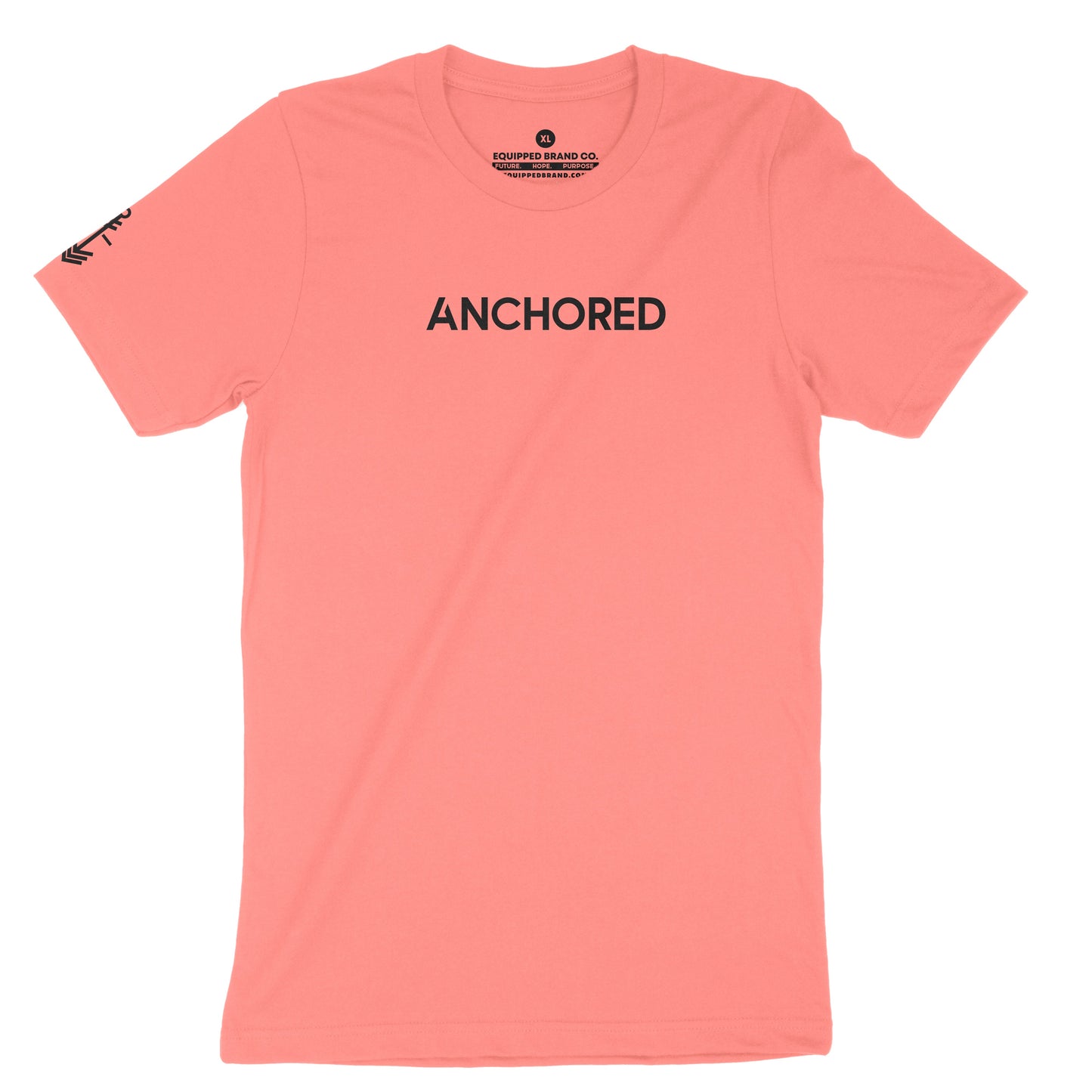 Anchored Tee | Coral Pink (Luxe)