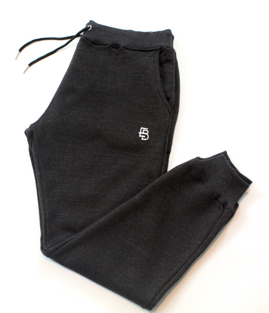 EB Embroidered Joggers  | Charcoal