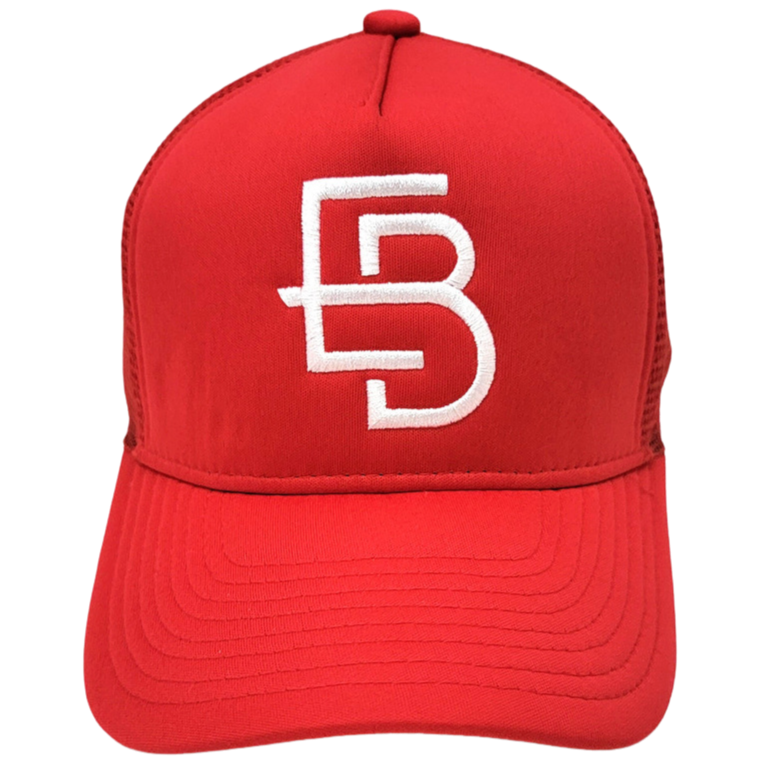 EB | Red Trucker Hat