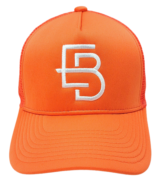 EB | Orange Trucker Hat